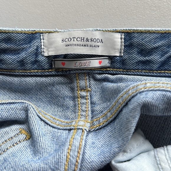Scotch & Soda Maison Scotch “Bandit” Boyfriend Jeans Light Wash Tapered Leg - Picture 11 of 16